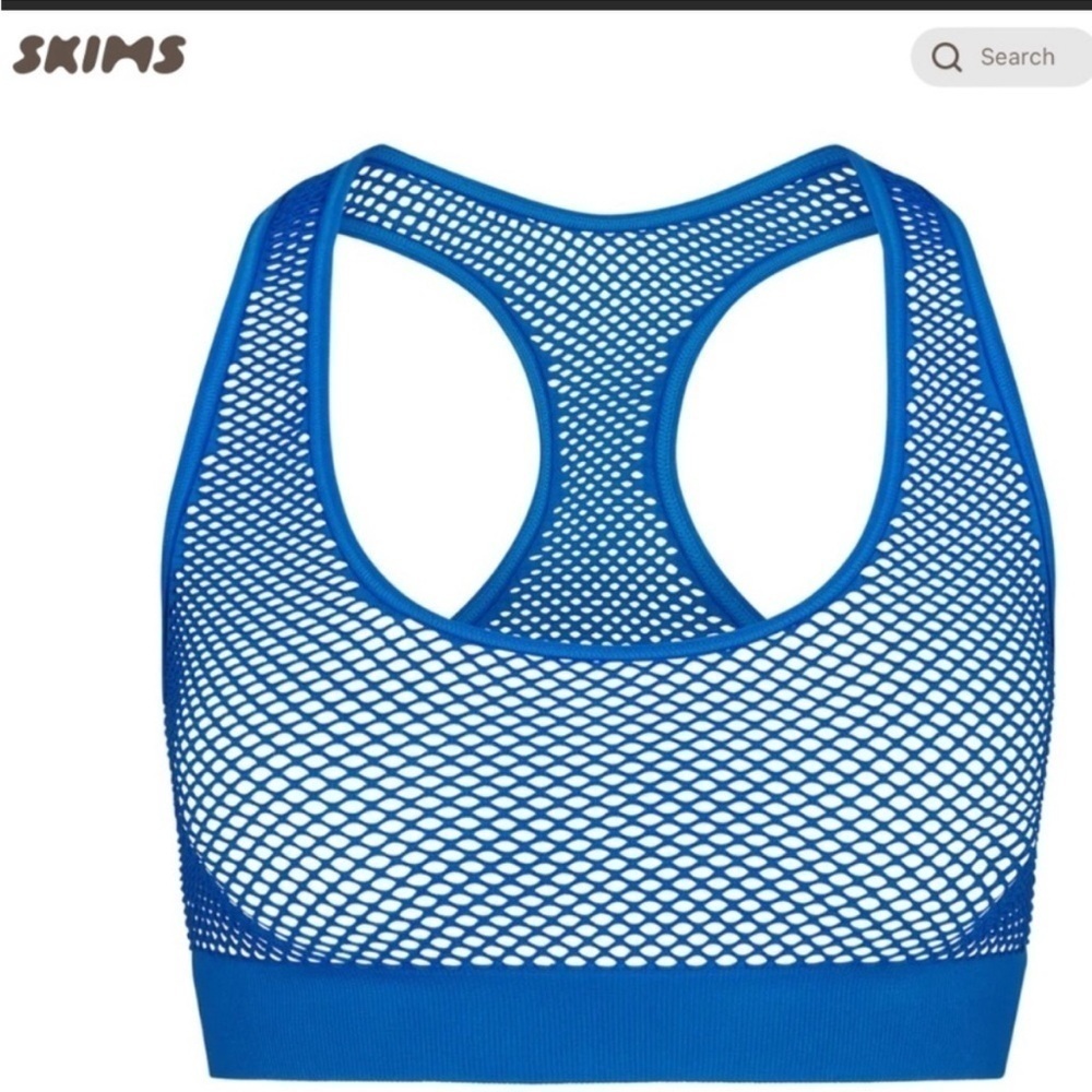 Skims perforated (B17) bra BLUE COB NWT limited edition